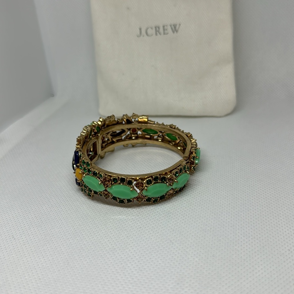 J.Crew Rhinestone Clasp Statement Bracelet - Picture 4 of 7